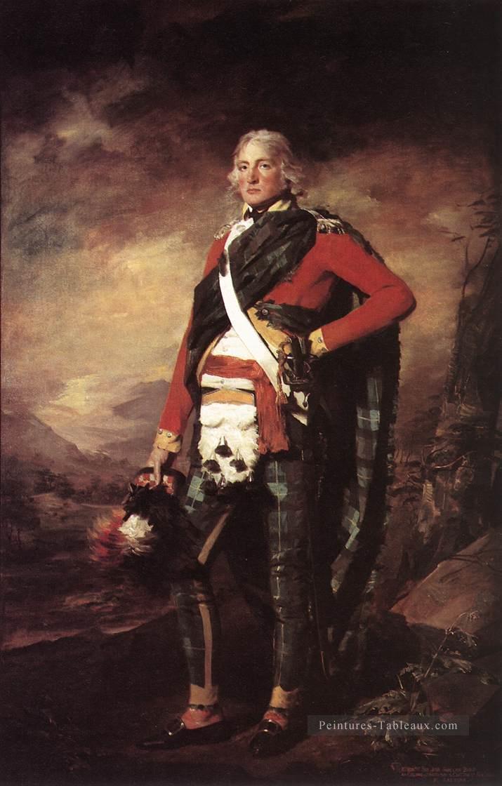 Portrait de Sir John Sinclair écossais peintre Henry Raeburn Peintures à l'huile